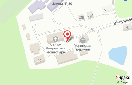Архиерейское Подворье, Калужский Свято-Лаврентьев монастырь на карте