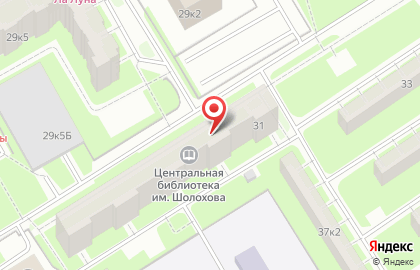 Центральная Библиотека им. М.шолохова на карте
