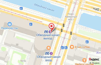 Салон продаж МТС на метро Обводный канал на карте