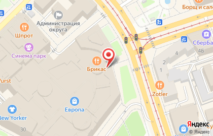Интернет-провайдер Yota на Театральной улице на карте