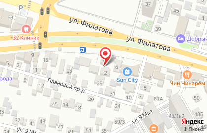 Торговая компания Комплекс-Бар-Кубань в 1-ом презде имени Филатова на карте