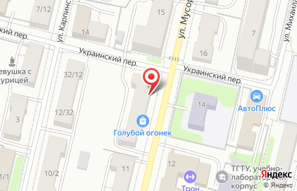 Магазин Голубой огонек в Твери на карте