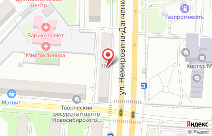 Магазин Chocososweet на улице Немировича-Данченко на карте