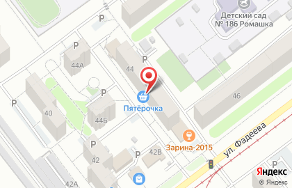 ИпоземБанк на улице Фадеева на карте