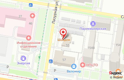Супермаркет Пятёрочка в Индустриальном районе на карте