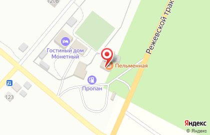 Пельменная Белоярка-турсервис на карте