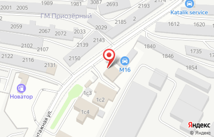 Автомойка М16 на карте