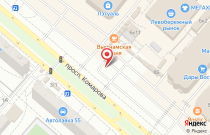 ООО Метехи на проспекте Комарова на карте