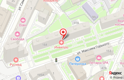 Салон цветов Флоритта на улице Максима Горького на карте