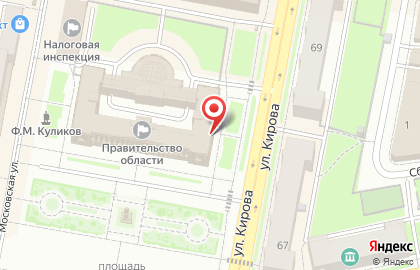 Комитет по делам архивов Пензенской области на карте