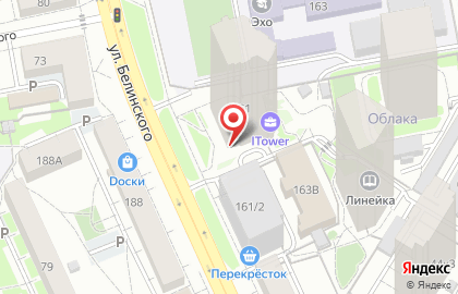Салон оптики Оптиктория на Белинского на карте