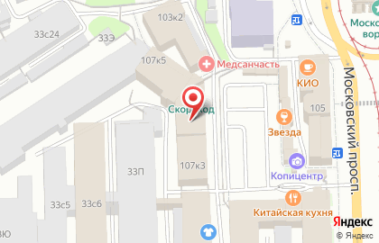 Салон домашней мебели ДЭФО на Московском проспекте на карте