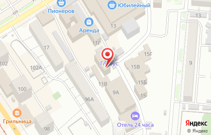 Хостел Глобус на карте