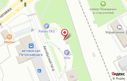 Шиномонтажная мастерская на улице Чапаева на карте