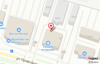 Мебельный салон Статус на улице Профсоюзов на карте