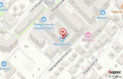 Гастроном в Махачкале на карте