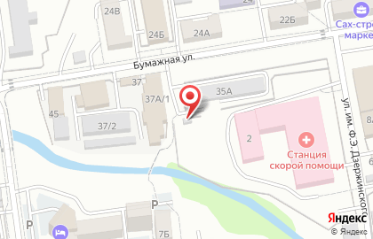 Автостоянка на Бумажной, 33Б/2 на карте