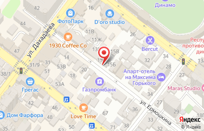Кофейня Donutsday в Советском районе на карте