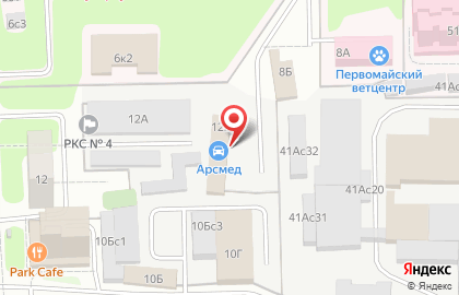 Техцентр ВОСТОК-ИЗМАЙЛОВО на карте