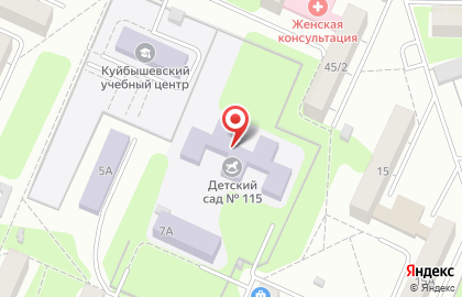 Детский сад № 115 ОАО РЖД ГНОМИК на карте