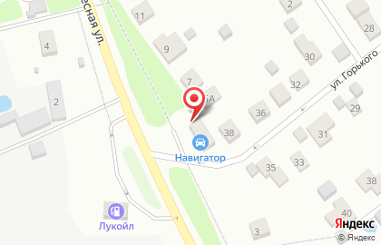 Магазин автозапчастей Навигатор на 1-ой Лесной улице на карте