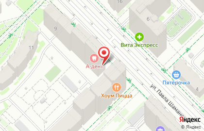 Салон красоты Пион на улице Павла Шаманова на карте