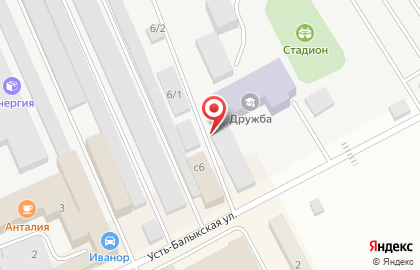 СТО Омега на Усть-Балыкской улице на карте
