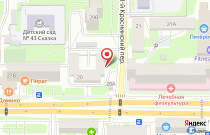 Общежитие в Смоленске на карте