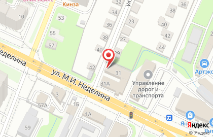 Торговая компания Протон в Советском районе на карте