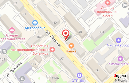 Магазин Русский фейерверк на улице Ленина на карте