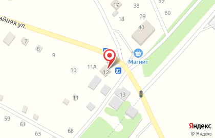 Продовольственный магазин Дубрава в Железнодорожном районе на карте