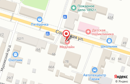 Аптека Столички во Владимире на карте