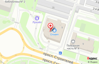 Пенза Шар на проспекте Строителей на карте