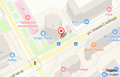 Магазин замороженных полуфабрикатов Элика на улице Новая Слобода на карте