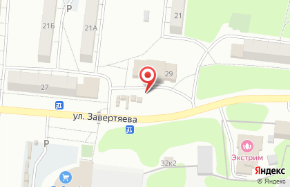 Супермаркет Магнит у дома в Центральном районе на карте