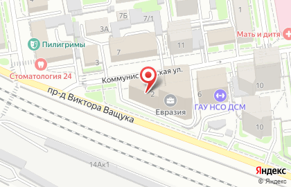Банкомат МТС-Банк на метро Площадь Ленина на карте