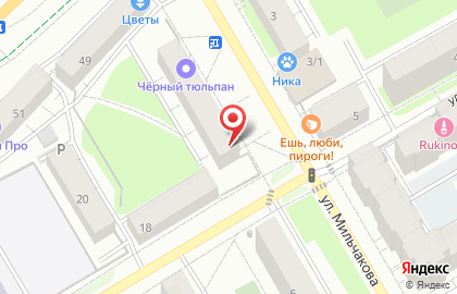 Супермаркет Лион в Дзержинском районе на карте
