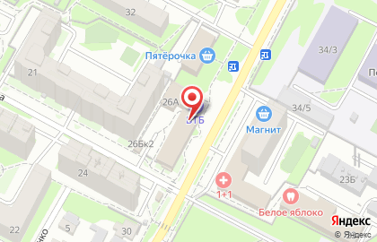 Виста на Первомайской улице на карте