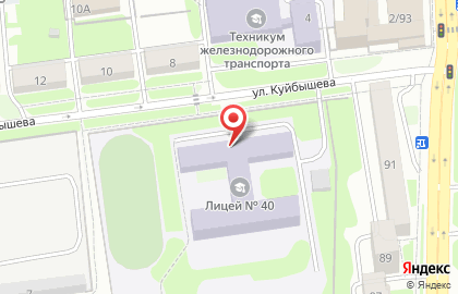 Детская школа искусств №13 в Железнодорожном районе на карте