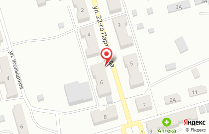 Магазин Красное & Белое на улице 22 Партсъезда, 22 на карте