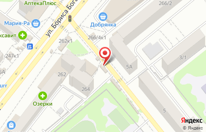 Киоск по продаже кондитерских изделий на улице Бориса Богаткова на карте