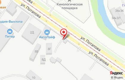 Автосервис Пит-Стоп в Красногвардейском районе на карте