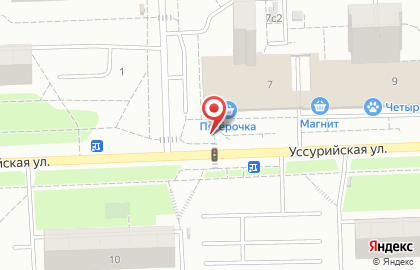 Киоск печатной продукции Сейлс на Уссурийской улице на карте