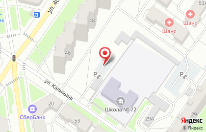 Автостоянка в Екатеринбурге на карте