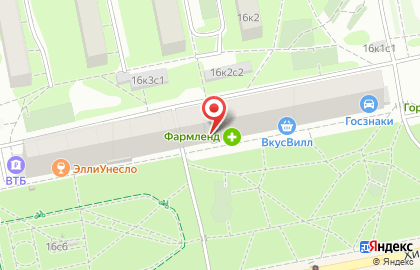 Магазин букетов СоюзЦветТорг на метро Сходненская на карте
