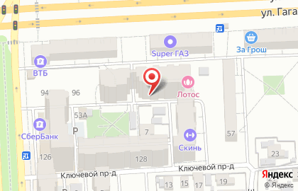 Оптовая фирма Союз в Железнодорожном районе на карте
