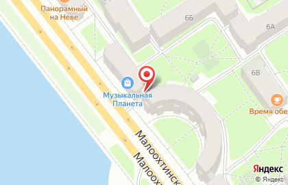 Подростково-молодежный клуб Современник на Малоохтинском проспекте на карте