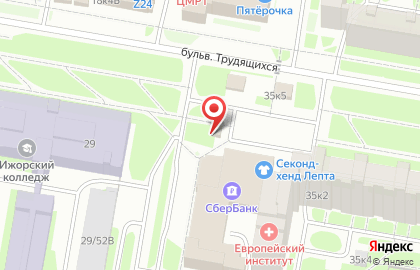 Терминал СберБанк в Колпинском районе на карте