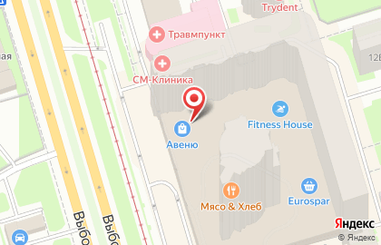 Арт-кафе Домовенок в ТЦ Авеню на карте