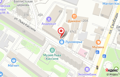 Салон ЭкспрессМатрасс на улице Льва Кассиля на карте